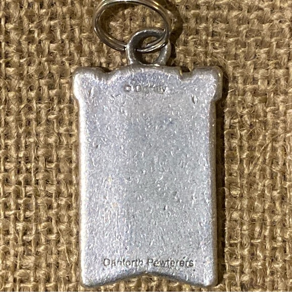 DISNEY NIGHTMARE BEFORE CHRISTMAS JACK SKELLINGTON PEWTER KEYCHAIN/PENDANT - Picture 5 of 7